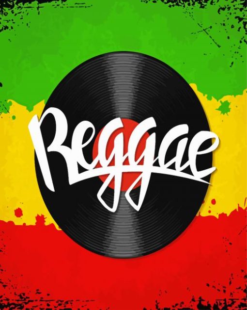 Jamaica Reggae Music paint by numbers