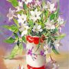 Jasmine Flowers In Vase paint by numbers