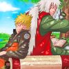 Naruto And Jiraiya Anime paint by numbers