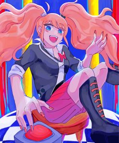 Junko Enoshima Anime paint by numbers