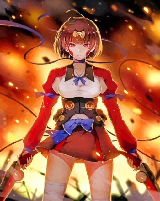 Kabaneri Of The Iron Fortress Character paint by numbers
