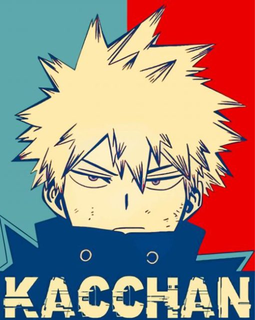 Kacchan Illustration paint by numbers