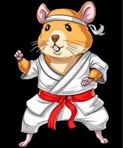 Karate Mouse Player paint by numbers