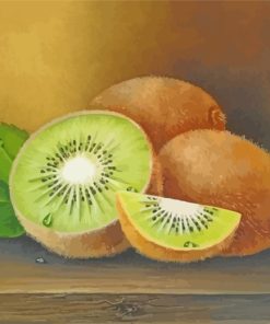 Kiwi Fruit Still Life paint by numbers