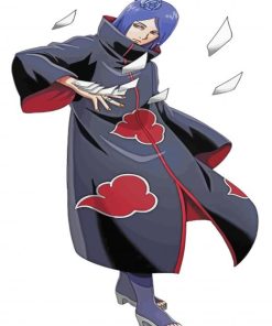 Konan Anime Character paint by numbers