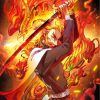 Demon Slayer Japanese Anime paint by numbers