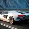 Lamborghini Luxury Car paint by numbers