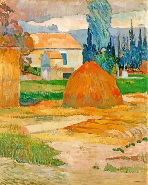 Landscape Near Arles paint by numbers