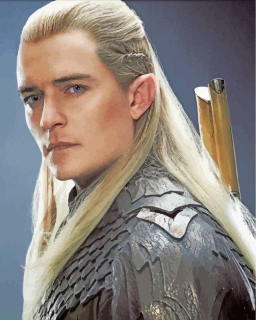 Handsome Legolas paint by numbers