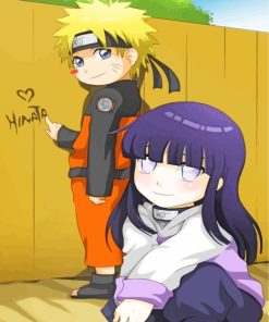 Little Naruto And Hinata paint by numbers