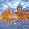 Louvre Museum Paris paint by numbers