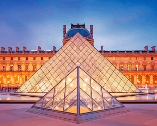 France Louvre Museum paint by numbers