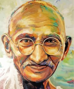 Mahatma Gandhi Art paint by numbers