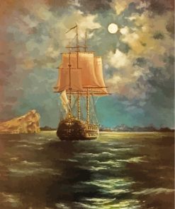 Maritime Moonlight paint by numbers