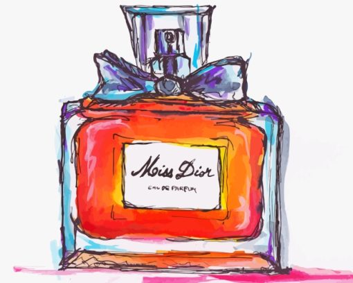 Aesthetic Miss Dior Art paint by numbers