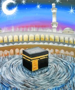 Moon Over Kaaba paint by numbers