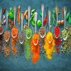 Moroccan Spices Spoons paint by numbers