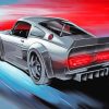 Mustang Shelby Car Illustration paint by numberrrs