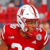 Nebraska Cornhuskers Player paint by numbers