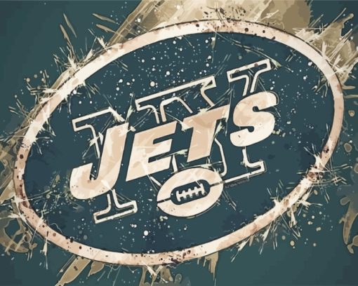 New York Jets Logo paint by numbers