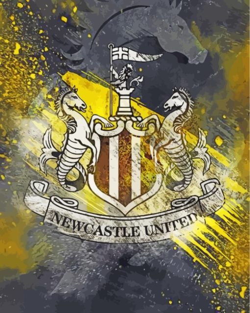 Club Newcastle United Logo paint by numbers