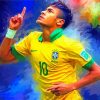 Brazilian Player Neymar paint by numbers