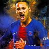 Neymar Player Art paint by numbrers