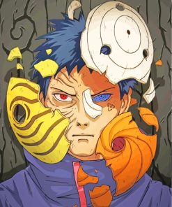 Naruto Obito Uchiha paint by numbers