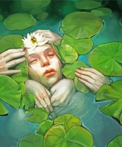 Ophelia Girl Art paint by numbers