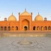 Aesthetic Badshahi Mosque paint by numbers