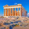 Parthenon Greece paint by numbers