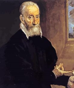 Portrait Of Giulio Clovio paint by numbers
