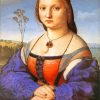 Portrait Of Maddalena Doni paint by numbers