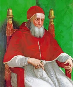 Portrait Of Pope Julius II paint by numbers