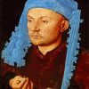 Portrait Of A Man With Blue Chaperon paint by numbers