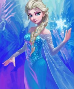 Princess Elsa Disney paint by numbers