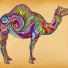 Rainbow Camel Art paint by numbers