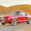 Cool Red Shelby Car paint by numbers
