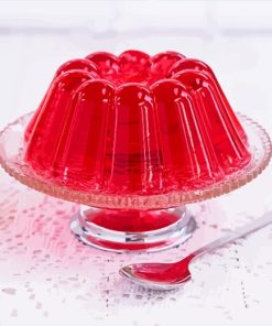 Delicious Red Jelly paint by numbers