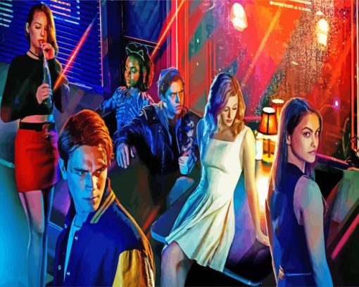 Riverdale Actors paint by numbers