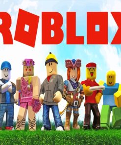 Roblox Video Game paint by numbers