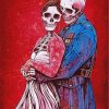 Romantic Couple Skeletons paint by numbers