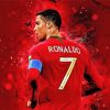 Portuguese Player Cristiano Ronaldo paint by numbers