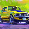 Shelby Car Art paint by numbers