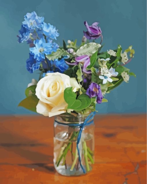 Aesthetic Spring Flowers paint by numbers