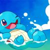 Squirtle Pokemon paint by numebrs