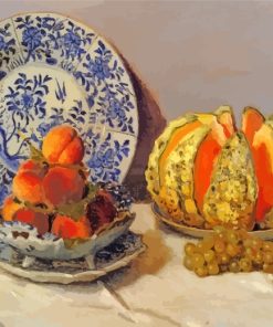 Still Life With Melon paint by numbers
