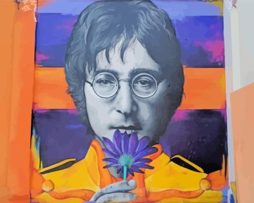 Street Graffiti John Lennon paint by numbers
