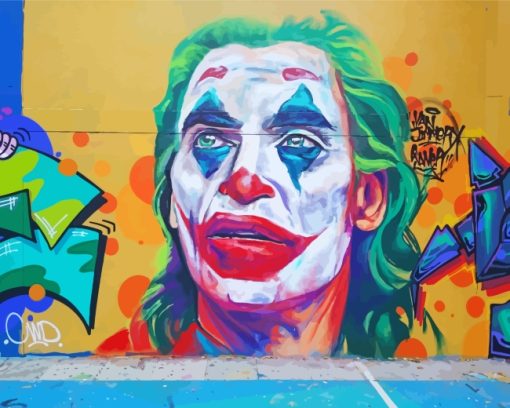 Street Graffiti Joker paint by numbers