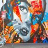 Street Graffiti Woman paint by numbers